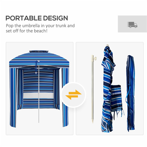 户外沙滩伞、 户外伞 （ Amazon Shipping）（WalMart禁售）（周末不发货）-6