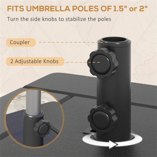 伞底座、端边桌、茶几/咖啡桌、花盆 （周末不发货）（ Amazon Shipping）（WalMart禁售）-5