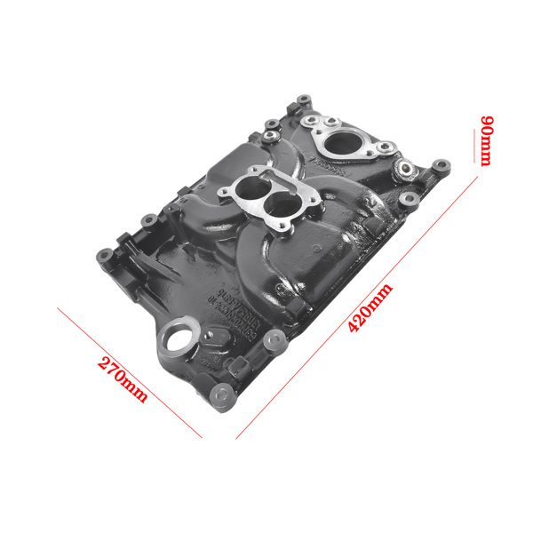 Marine 2bbl Engine Intake Manifold for Volvo Penta Mercruiser 4.3L V6 824324T02 12552422-3