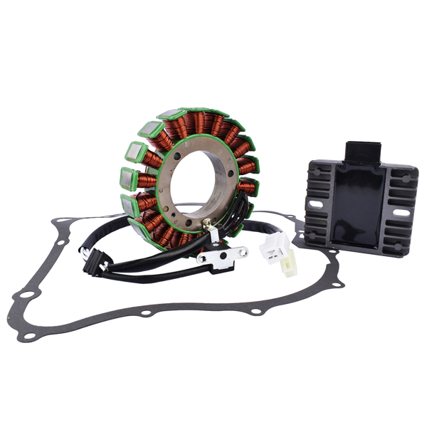 磁电机定子 Stator Regulator Rectifier With Gasket for Yamaha V Star 1100 XVS1100 2003-2009-6