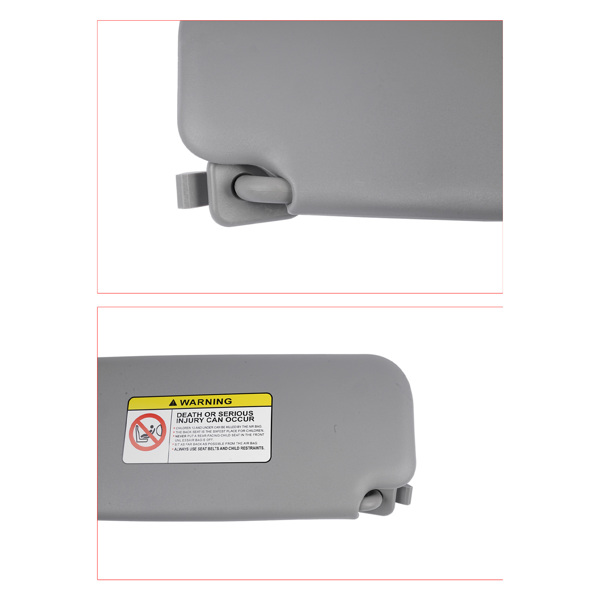 遮阳板 Pair of Front Left and Right Sun Visors for Hyundai Accent 1E 1.6L L4 Driver and Passenger Side 2Pcs 85210-1R000 85220-1R000-7