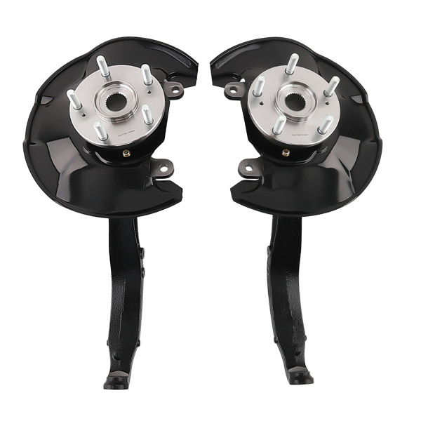 Pair Front Steering Knuckle+Wheel Hub Bearing for Honda Accord Acura TSX 08~12	-1