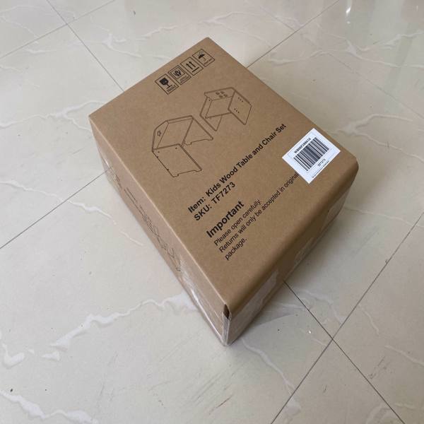 儿童桌椅套装，木制幼儿桌椅套装，儿童活动桌踏脚凳，带黑板和 3 种高度可调，1-3 岁儿童就餐、绘画、阅读家具-20
