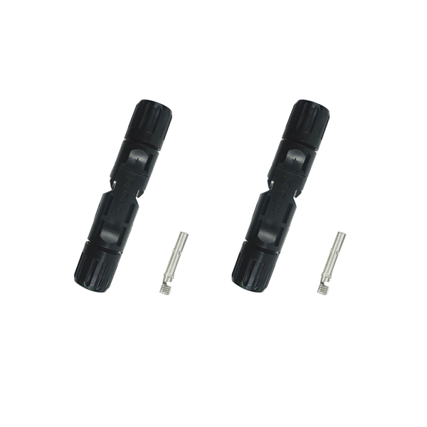 50FT红线 + 50FT黑线 10AWG 光伏外接线 + 1对连接器-5