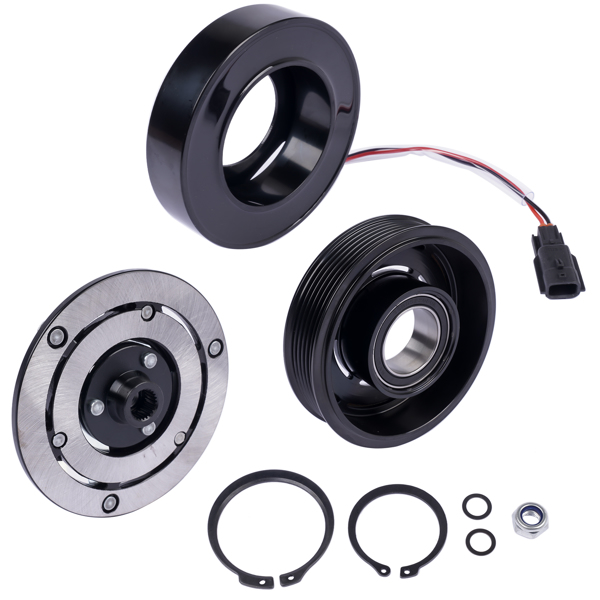 A/C电磁离合器 A/C Compressor Clutch Kit for Nissan Sentra S/SL/SR/SV 1.8L Sedan 2013-2019 926003SH0A 926003SH1A 926003SH1B CO29072C-4