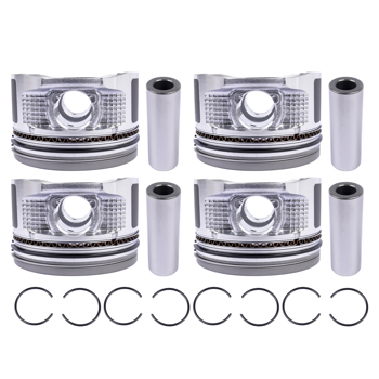 活塞 4pcs Engine Piston Rings Set for Toyota 4Runner T100 Tacoma 2.7L 3RZFE 1994-2004 13103-75041 13101-75041