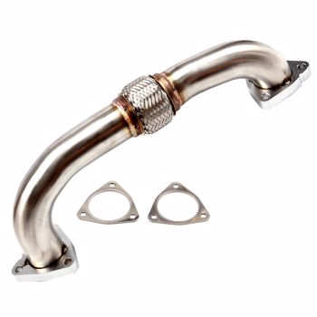 排气管 6.4L Turbocharger Up Pipe For 08-10 Ford F250 Super Duty 08-10 Ford F350 Super Duty Stainless Steel（禁售TEMU&亚马逊）(不支持无理由退货)