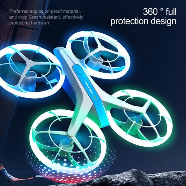 4DRC V33 RC无人机WIFI FPV RC四轴飞行器360°滚动玩具，飞行玩具RC玩具适合儿童，物流随机由UPS/USPS发送-4