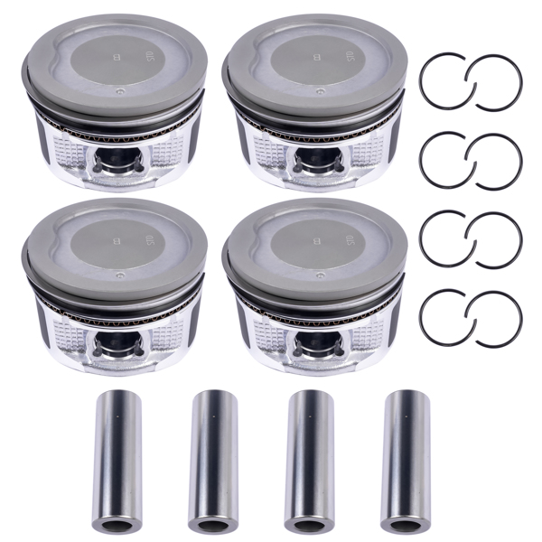 活塞 4pcs Engine Piston Rings Set for Toyota 4Runner T100 Tacoma 2.7L 3RZFE 1994-2004 13103-75041 13101-75041-8