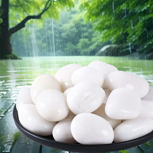 18lbs Large Pebbles for Landscaping, 2-3inch River Stones for Aquariums, High Polished Natural Decorative Stones for Vase Filling Fish Tanks Horticultural River Stones for Aquariums-1