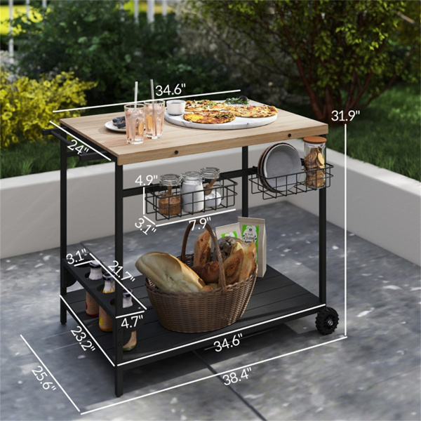  Camping Cart、Grill Cart、Outdoor Bar Cart -3