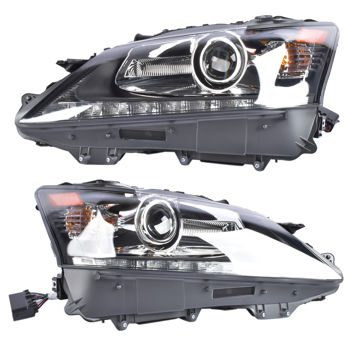 一对大灯总成 Pair Headlamps For 2013-2015 Lexus GS350 GS450h NON-AFS 81185-30F80 81145-30F80