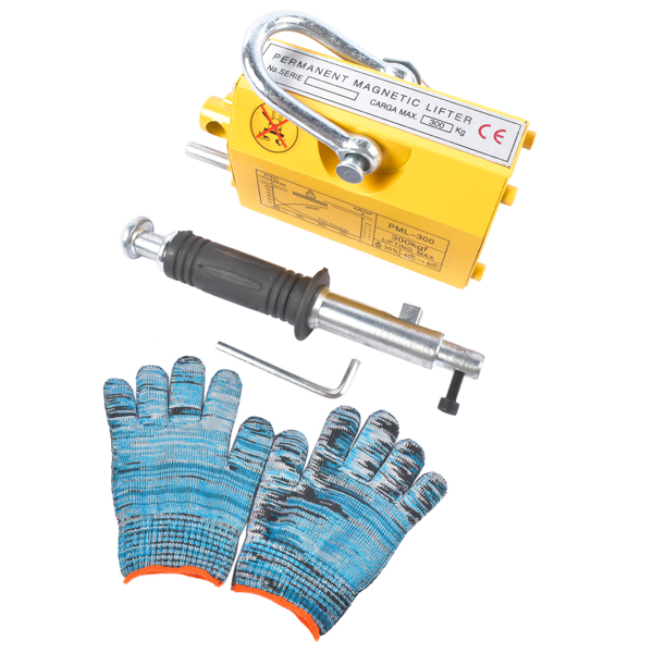 起重器 Permanent Magnetic Lifter 660 lbs/300 kg Capacity Lifting Magnet Neodymium Hoist-3