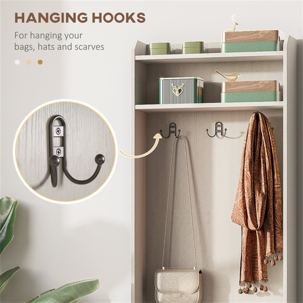 Shoe Storage Cabinet、Coat Rack-5