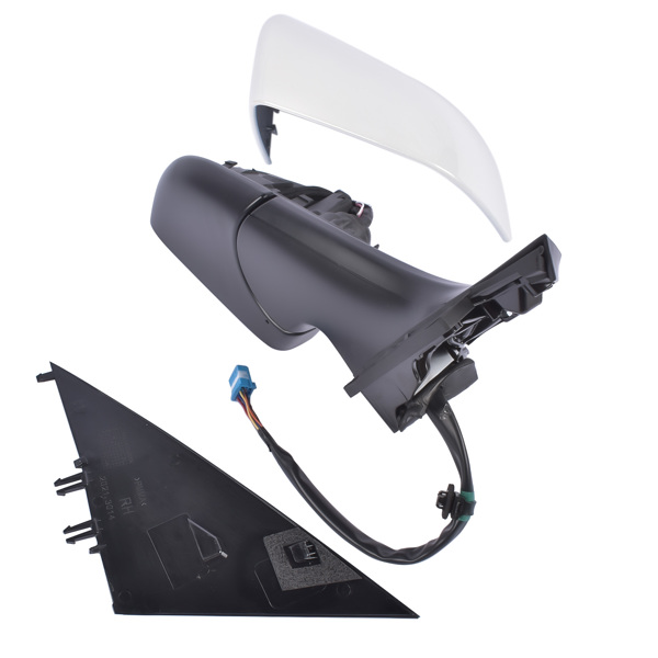 后视镜 Right Side Passenger Side Mirror Power Folding White For Tesla Model 3 M3 2017-2023 ABS Plastic Heated Side View 13PIN Memory Recall Power Glass Adjusted 51167177128-5