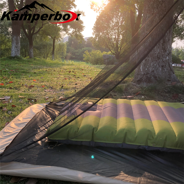 Kamperbox MT380三角网纱帐篷轻型防蚊防虫帐篷B3微网PU涂层聚酯底玻璃纤维杆-2