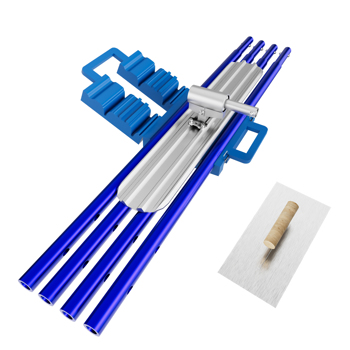 混凝土牛浮筒工具，48\\'\\'×8\\'\\'镁铝合金混凝土浮筒，带 4 个可组合手柄，混凝土牛浮筒，带便携工具箱，抹刀，用于混凝土饰面的混凝土牛浮筒套件（TEMU仅可自提）
