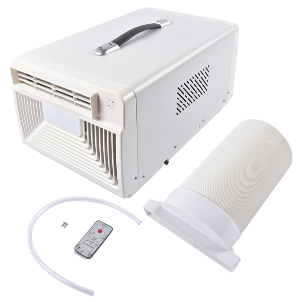 便携空调 110V AC Electric Portable Air Conditioner 650W Cooling Mini Outdoor Camping Tent RV AC Kit White -5