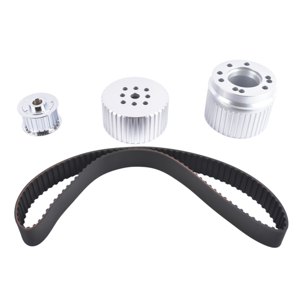皮带轮套装 Belt Drive Pulley Set for BBC Big Block Chevy Gilmer 396 427 454 Engines Billet Aluminum-2