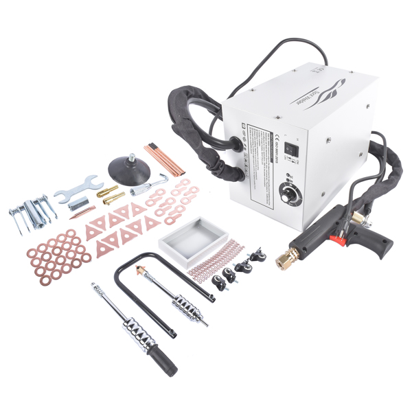 修复机 110V 6 Modes Dent Puller & Spot Welder Kit Welding Machine Car Body Repair Kit for Auto Dent Removal-2