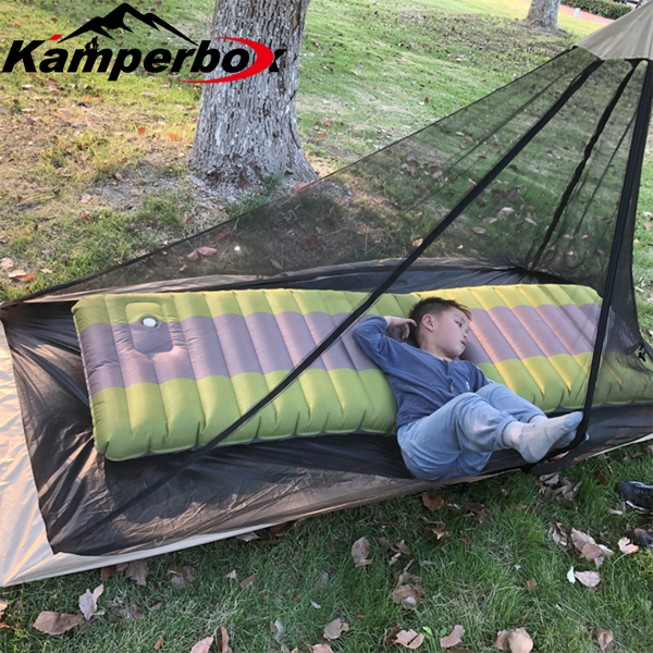 Kamperbox MT380三角网纱帐篷轻型防蚊防虫帐篷B3微网PU涂层聚酯底玻璃纤维杆-3