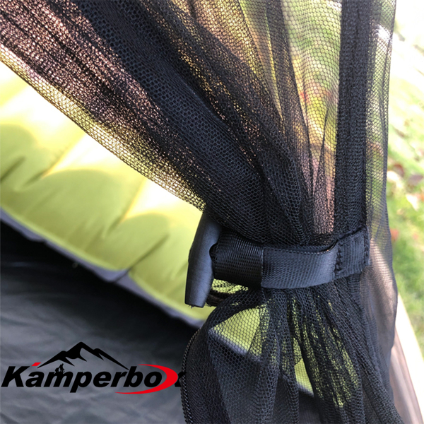 Kamperbox MT380三角网纱帐篷轻型防蚊防虫帐篷B3微网PU涂层聚酯底玻璃纤维杆-4