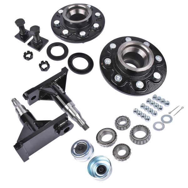 海运集装箱车轮 Container Wheels 8x 6.5 Lug Container Mobile 8000LB Hub & Spindle Kit Heavy Duty-8