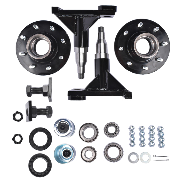 海运集装箱车轮 Container Wheels 8x 6.5 Lug Container Mobile 8000LB Hub & Spindle Kit Heavy Duty-6