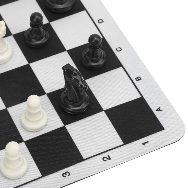 束口袋绒布袋便携鼠标垫棋盘国际象棋国际跳棋二合一套装-6