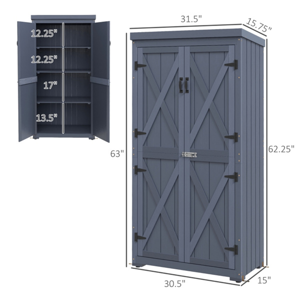 Wooden Garden Shed-3