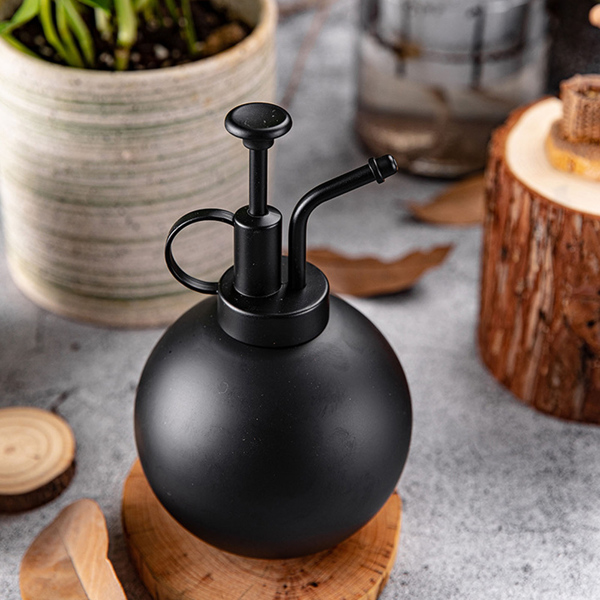 500ml Watering Pot Vintage Hand Press Spray Bottle Garden Balcony Accessory Black-7