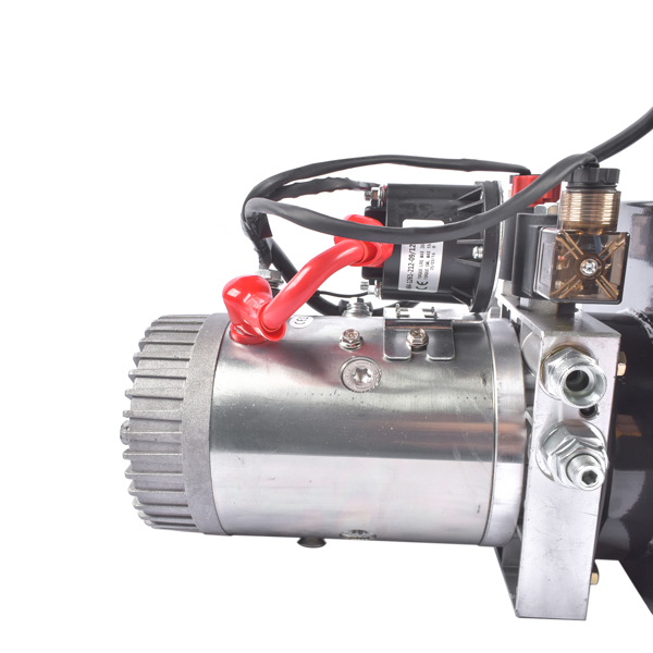  液压泵 8 Quart Double Acting Hydraulic Power Unit Dump Trailer Hydraulic Pump 12V DC 3200 PSI SAE #6-10