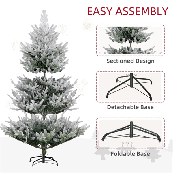 7.5 ft 圣诞树， -AS （周末不发货）（ Amazon Shipping）（WalMart禁售）-5