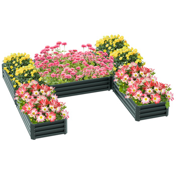 高架花园床/木制花盆 /木材种植箱（周末不发货）（ Amazon Shipping）（WalMart禁售）