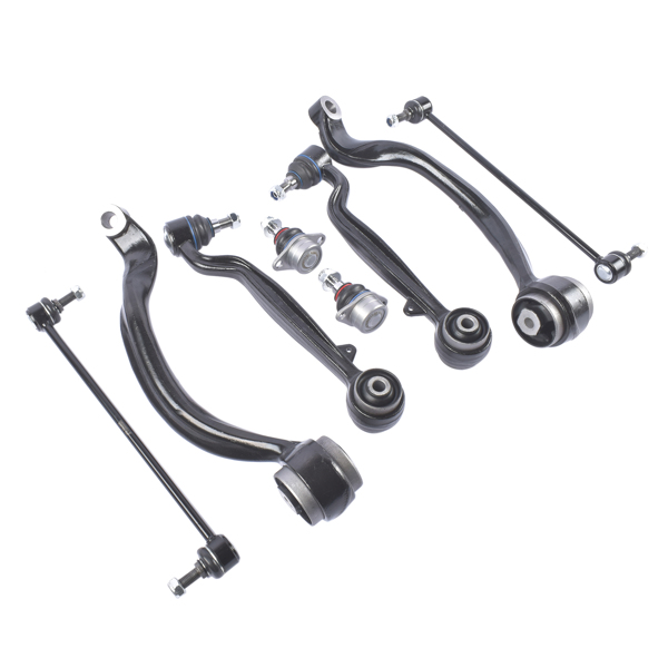 控制臂 8Pcs Front Upper Lower Left & Right Control Arm Ball Joint Sway Bar for Land Rover Range Rover MK3 2003-2012-3