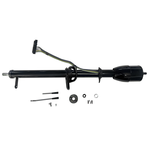 A3-汽车转向柱 35" Manual Black Floor Shift Steering Column for 67-72 Chevy/ GMC C10 C20 Pickup-4