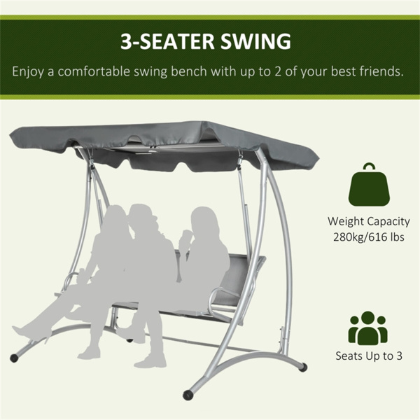 Outdoor Patio Swing Chair ( Amazon Shipping)（ Prohibited by WalMart ）-4