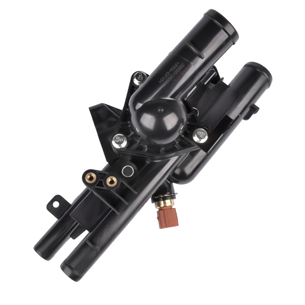 节温器总成 Thermostat Housing for Hyundai Santa Fe Sport Sonata Tucson Kia Optima Sportage Sorento 2010-2016 Black Plastic 25600-2G500 902-5128 256002G500-2