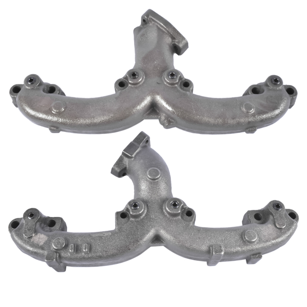排气歧管 Pair Rear Manifolds for 1969-1972 Chevy GMC Blazer Jimmy Pickup Truck Van V8 674-199, 674-201-1