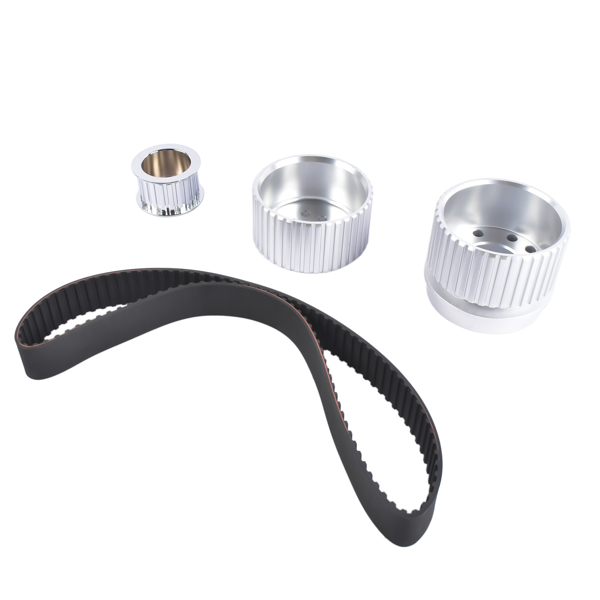 皮带轮套装 Belt Drive Pulley Set for BBC Big Block Chevy Gilmer 396 427 454 Engines Billet Aluminum-3