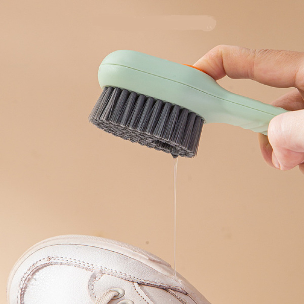 Multifunctional Cleaning Brush Soft Automatic Liquid Shoe Brush Shoe Clothing ﻿2pcs-2