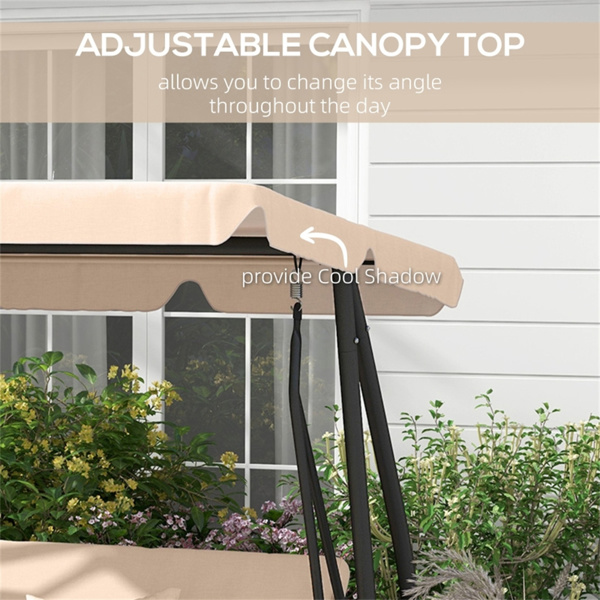 Outdoor Patio Swing Chair ( Amazon Shipping)（ Prohibited by WalMart ）-5