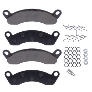 刹车片 4Pcs 10-12 k Trailer Disc Brake Pad Set for Dexter K71-180-00 2 Wheels Semi-Metallic