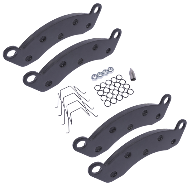 刹车片 4Pcs 10-12 k Trailer Disc Brake Pad Set for Dexter K71-180-00 2 Wheels Semi-Metallic-6