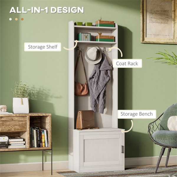 Shoe Storage Cabinet、Coat Rack-4