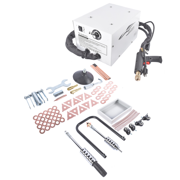 修复机 110V 6 Modes Dent Puller & Spot Welder Kit Welding Machine Car Body Repair Kit for Auto Dent Removal-5