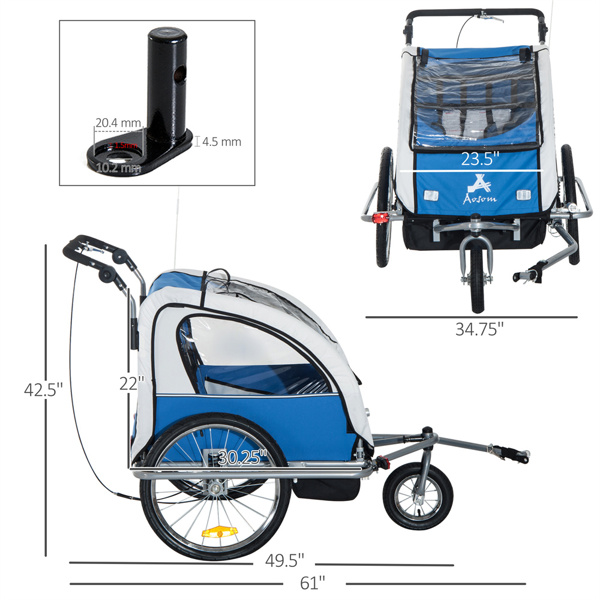 儿童自行车拖车 （ Amazon Shipping）（WalMart禁售）-2