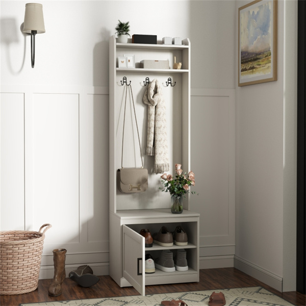Shoe Storage Cabinet、Coat Rack-2
