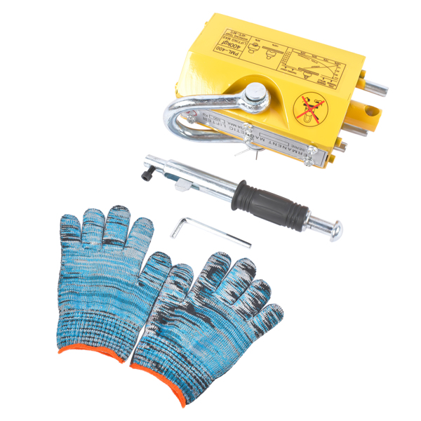 起重器 Magnetic Lifter Lifting Magnet Heavy Duty Permanent Lift Magnets 880 lbs/400 kg-3