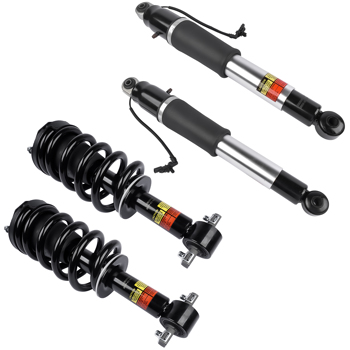 减震器 Set of 4 Front Strut Assys + Rear Shock Absorbers For Cadillac Escalade Chevrolet Tahoe Suburban GMC Yukon 2015-2020 84977478 23151122